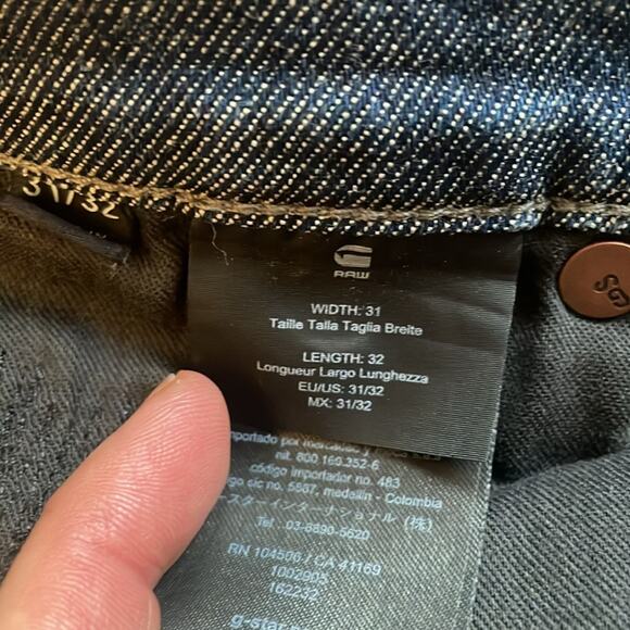 G Star Raw Jeans Lancet Skinny Japanese Fabric 31x32 New - Picture 10 of 16